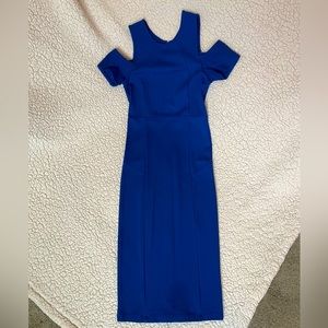 Felicity & Coco Shoulder Cutout Midi Dress